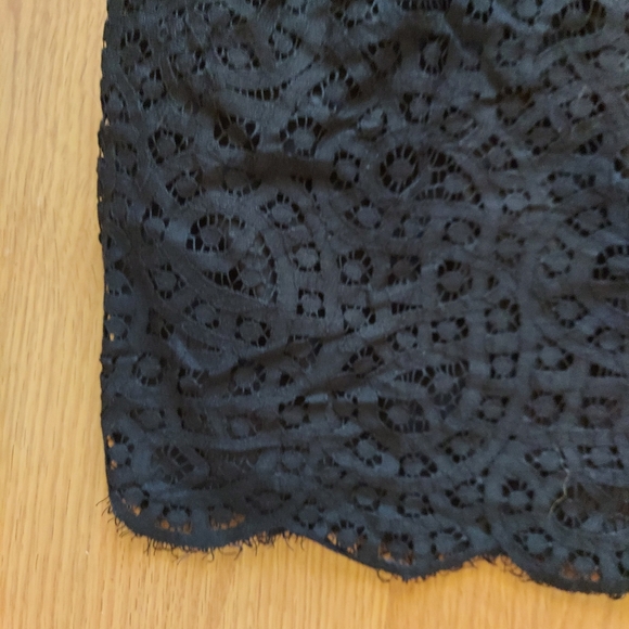 GAP black lace sleeveless dress size 2 - Picture 2 of 9